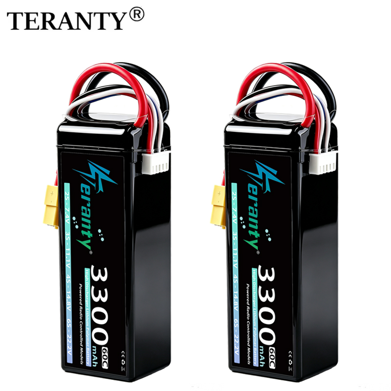 Drone Battery Plate - TERANTY 4S 3300mAh Lipo-Akku 14,8V 60C