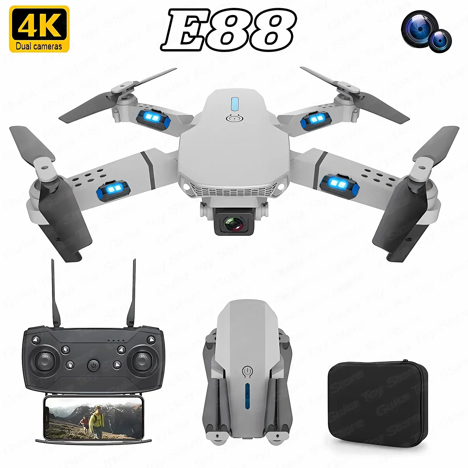Drone Battery Case - E88 Pro WIFI FPV Drohne Weitwinkel