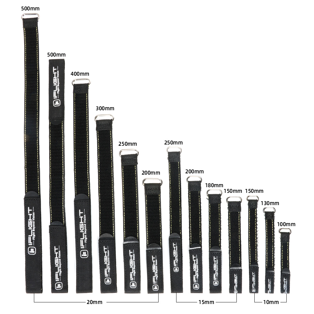 Drone Battery Strap - 5 Stück 10x150mm 15x200mm 20x250mm 20x300mm
