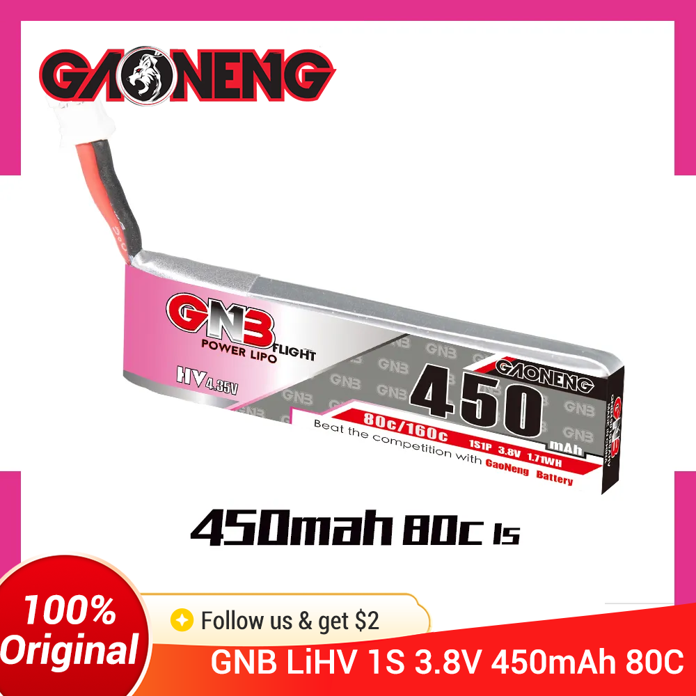 GAONENG GNB 1S 450mAh 80C/160C – Drone Battery Li-Ion Bewertung und Preis