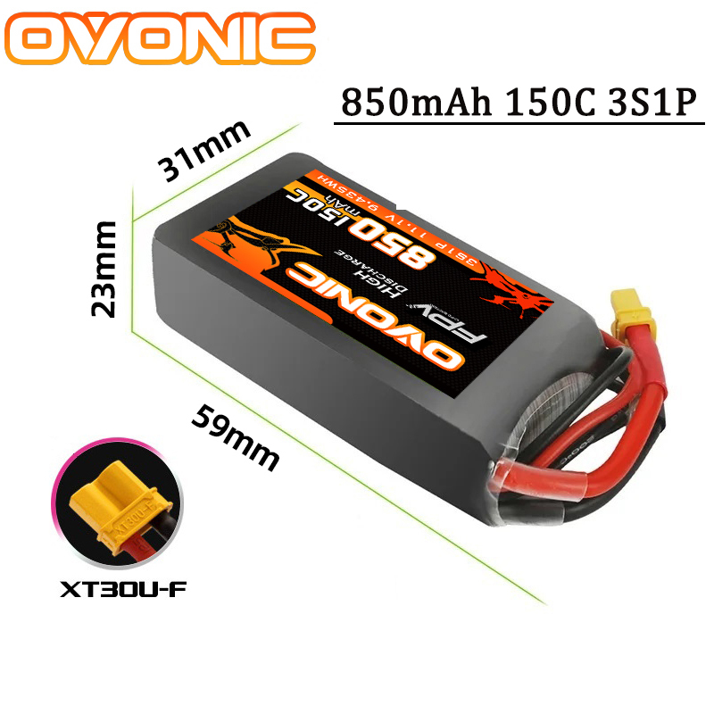 OVONIC 150C 850mAh Lipo Batter – Drone Battery 4S Bewertung und Preis