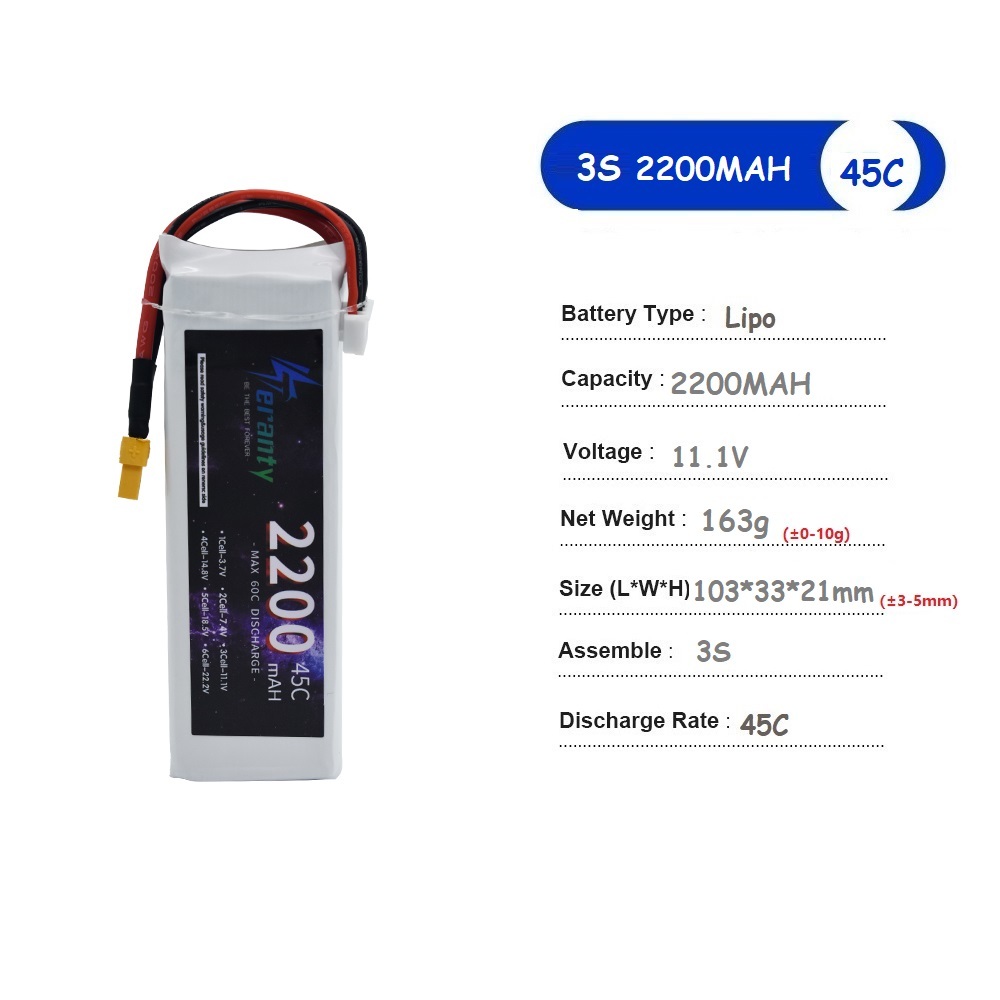 3S 11,1 V Lipo Batterie Deans  – Drone Battery 3S Bewertung und Preis